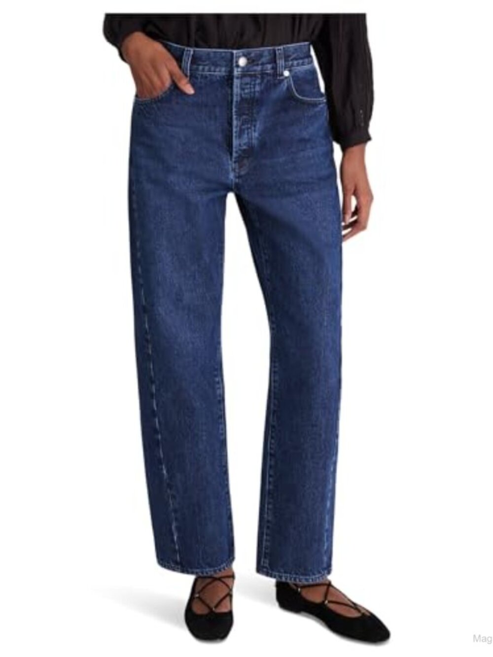 Madewell Pieced Barrel High Rise Wide Leg Jeans 100% Cotton